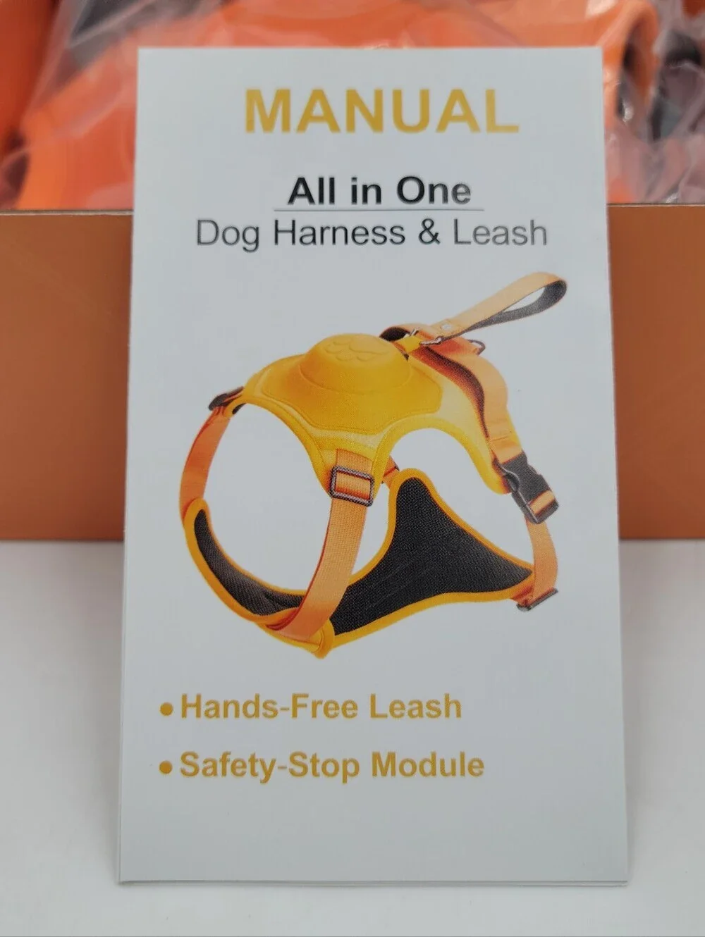 All in One Dog Harness Leash Size XL Retractable Adjustable No Pull New Sealed